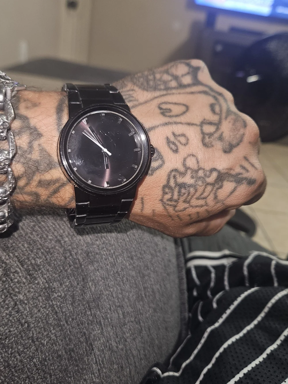 Nixon Black On Black The Cannon With Brand New Battery
